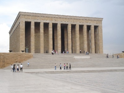 Ataturk's Mausoleum in Ankara, Turkey